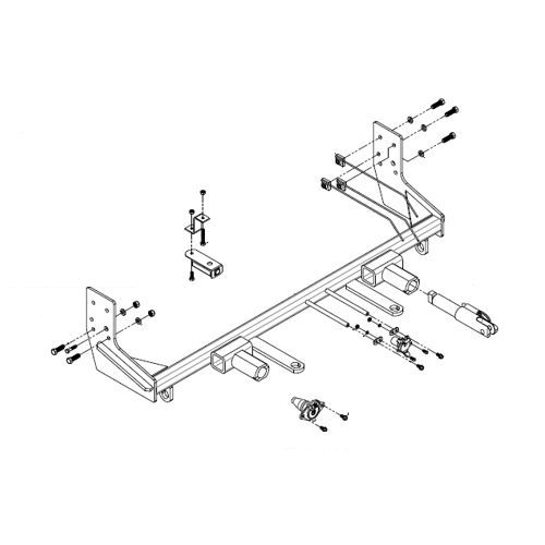 Kia Optima No Foglights Baseplate - Blue Ox BX2721